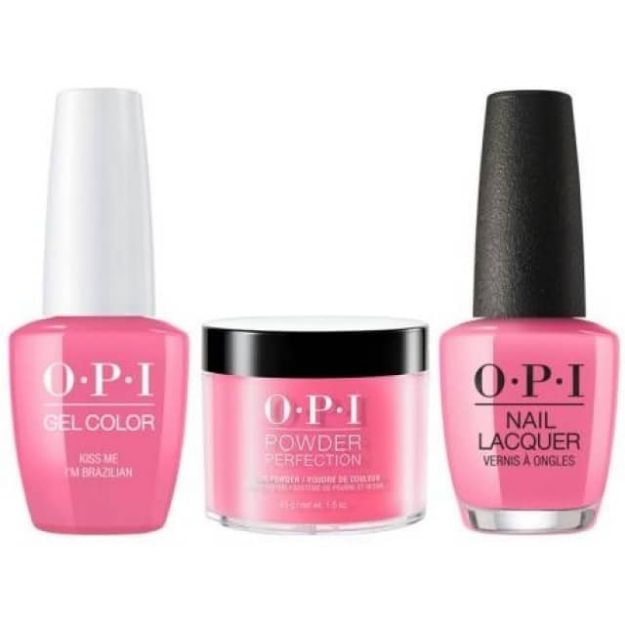 Picture of OPI Matching Color (3pc) - A68 Kiss Me I'm Brazilian