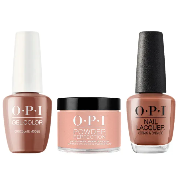 Picture of OPI Matching Color (3pc) - C89 Chocolate Moose