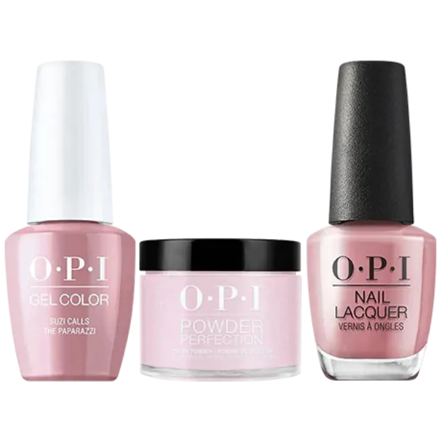 Picture of OPI Matching Color (3pc) - H001 Suzi Calls the Paparazzi