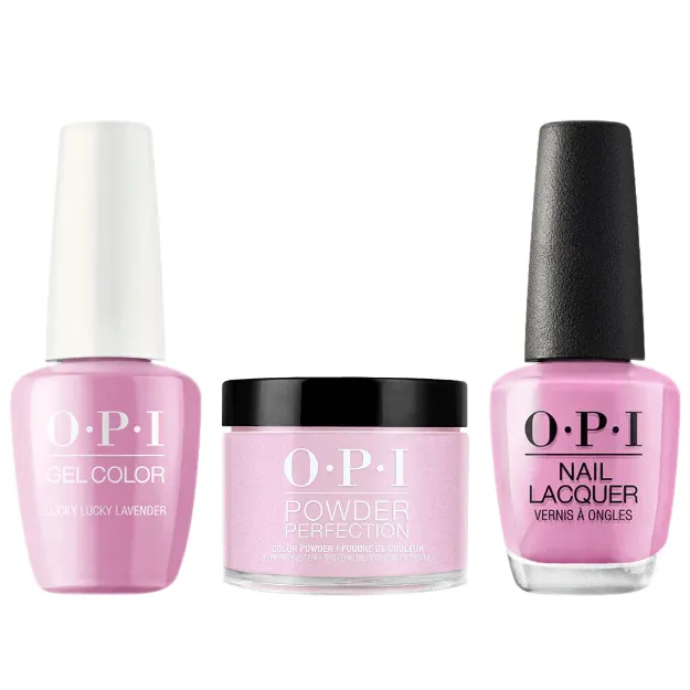 Picture of OPI Matching Color (3pc) - H48 Lucky Lucky Lavender