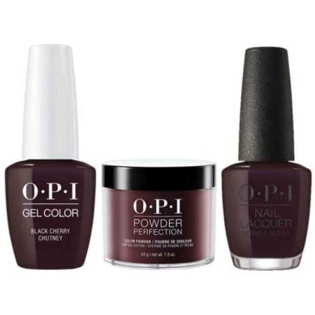 Picture of OPI Matching Color (3pc) - I43 Black Cherry Chutney