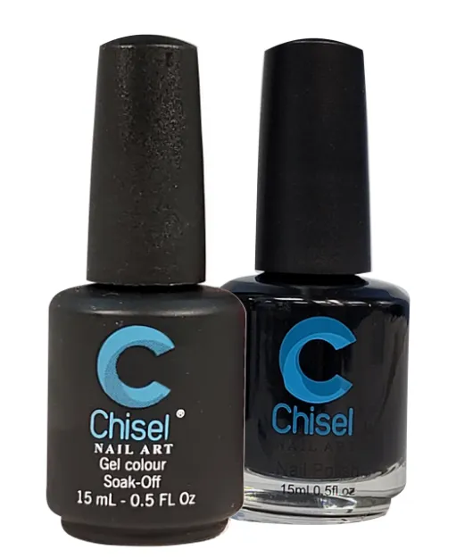 Picture of CHISEL MATCHING GEL + LACQUER .5 OZ - BLACK