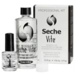 Picture of Seche Vite Dry Fast Top Coat Professional Kit, 4 oz Refill & 0.50 oz