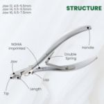 Picture of NGHIA Cuticle Nipper - D-01 (Stainless Steel) Jaw 14