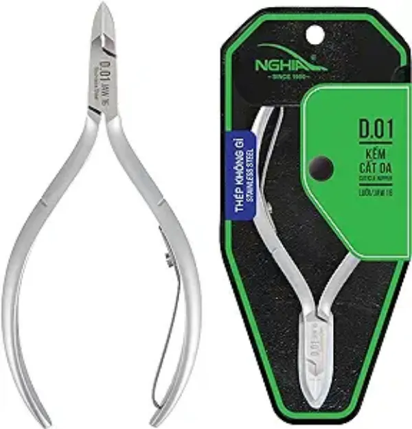 Picture of NGHIA Cuticle Nipper - D-01 (Stainless Steel) Jaw 16